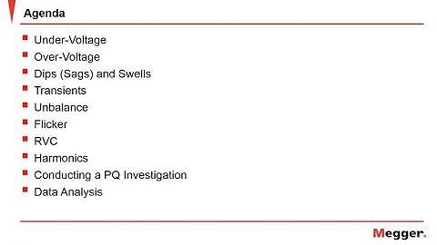 Power quality applications, measurements, and analysis