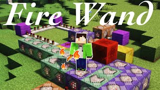 I Made a FIRE WAND in Minecraft!