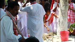 Sarhul Puja at shyamnagar kawgachi adivasi para