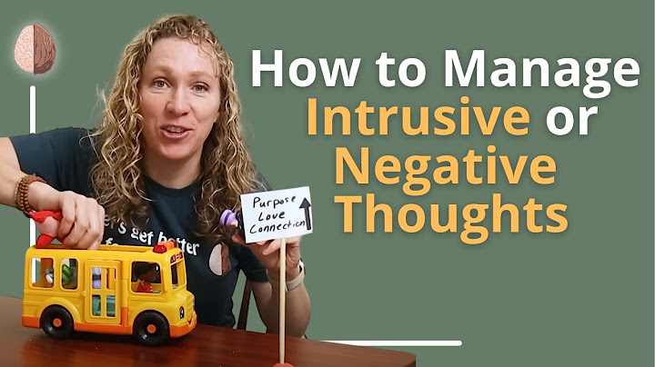 How to Stop Fighting Intrusive or Negative Thoughts-Passengers on a Bus Exercise from ACT