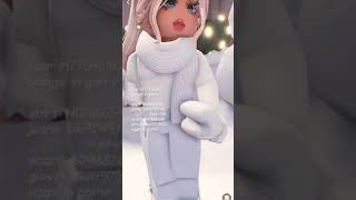 Bloxburg codes for winter outfits!♡