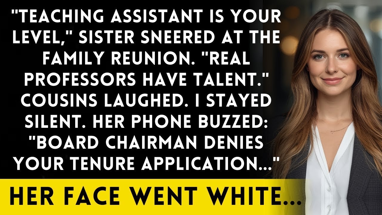 Sister Said 'You'll Never Be A Real Professor' - She Didn't Know I Run The University Board