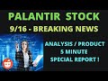 PLTR Stock Chart Analysis : Palantir Stock Analysis Today - Product &amp; Breaking News Reports (9/16)