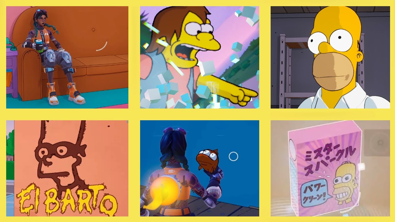 All 12 Hidden Gag Locations – Fortnite x Simpsons Quests (Full Guide)