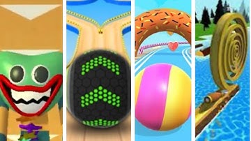 Action Balls  vs Going Balls  vs Candy Ball Run vs Spiral Roll   Mobile games for Android and IOS