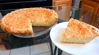 Homemade Coconut Pie from scratch