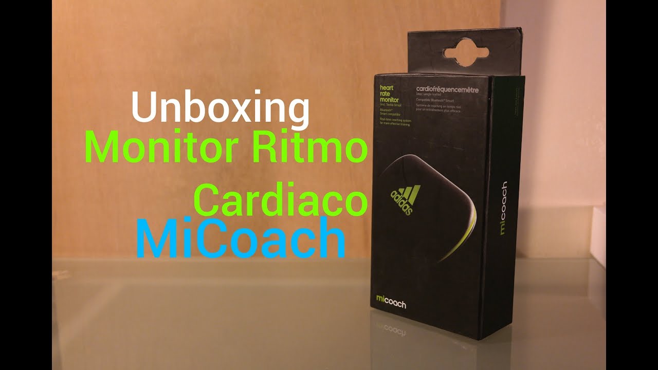Adidas MiCoach Monitor de Ritmo Cardiaco Bluetooth para Android | Unboxing Entrenador Personal