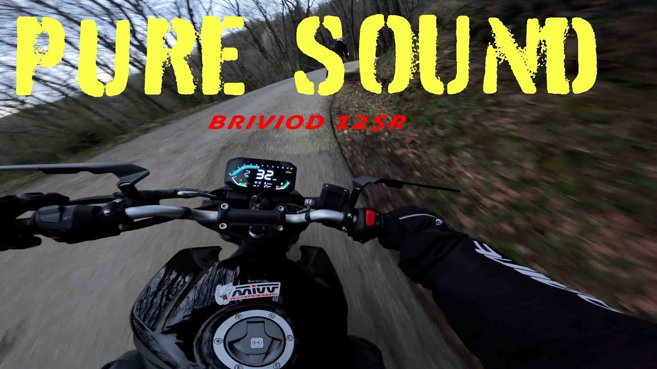 Voge Brivido 125R Chill Mountain ride | Mivv Exhaust Pure Sound