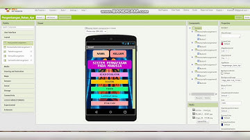 Membuat Tampilan Aplikasi Pembelajaran Melalui APP INVENTOR | Pengembangan Bahan Ajar Pertemuan 10