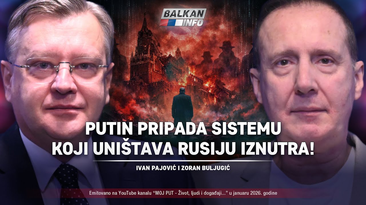 AKTUELNO: Pajović i Buljugić – Putin pripada KGB sistemu koji uništava Rusiju iznutra! (19.1.2026)