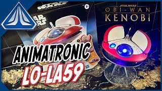 What does this little Droid do? Animatronic L0-LA59 from Kenobi