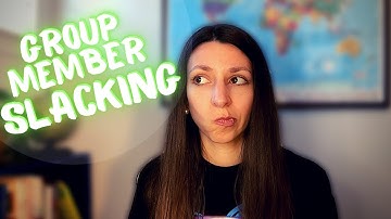 How to deal with people slacking off in group projects [for students]