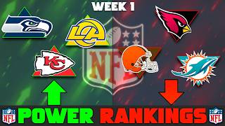 Datos NFL Week 1 Power Rankings | Rams Top & Fins Bottom Actualización