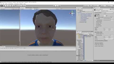 MakeHuman character with animation to unity 3d  2019