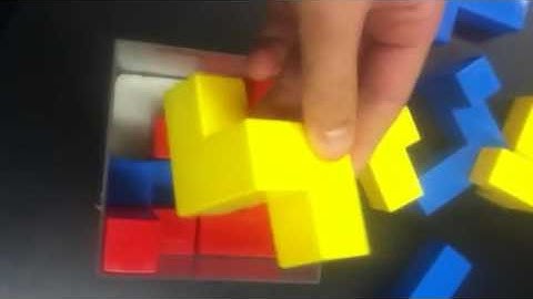 Tetris cube solution