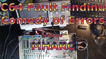 Fixed audio at this link https://youtu.be/T35IG17MK44 - C64 Fault Finding - A comedy of errors
