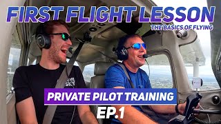 What Happens On The First Flight Lesson | The Making Of A Pilot Ep.1