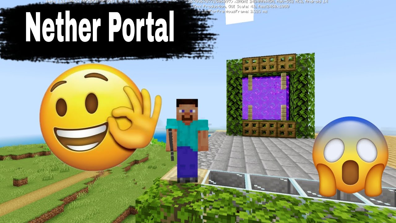 I Made a Nether Portal 🔥 | Minecraft Survival / Minecraft Gameplay 6 ...