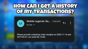 HOW TO REQUEST HISTORY OF TRANSACTION IN CODA SHOP? 2022 - 2023 MLBB
