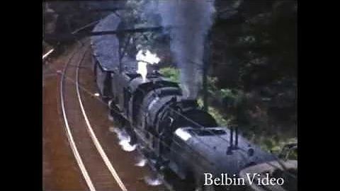 Steam on Cowan Bank in 1958. Rare colour footage.