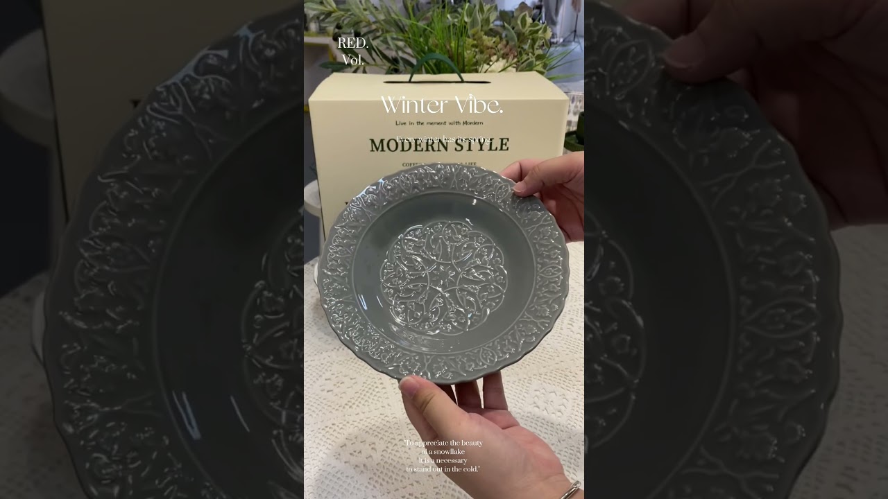 Introducing Our Latest: Grey Tableware in the Mary Style!