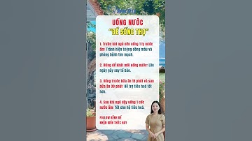 Uống nước để sống thọ #duocsily #dsly #chamsocsuckhoe #suckhoe #songkhoe