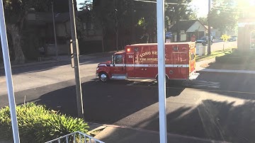 LBFD Rescue 9 responding