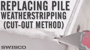 How to Cut Out Pile Weatherstripping