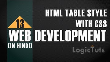 Style Css For Html Table Part 2