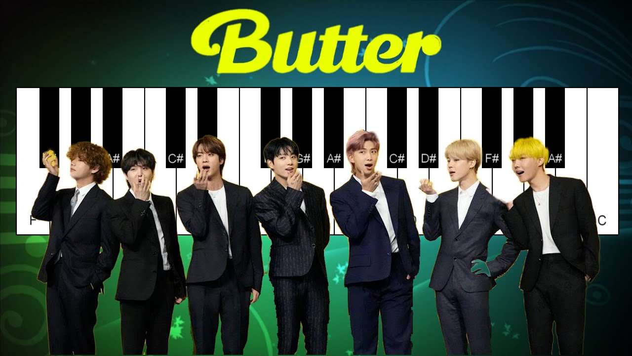 BTS Butter Piano Tutorial Play Piano Song YouTube