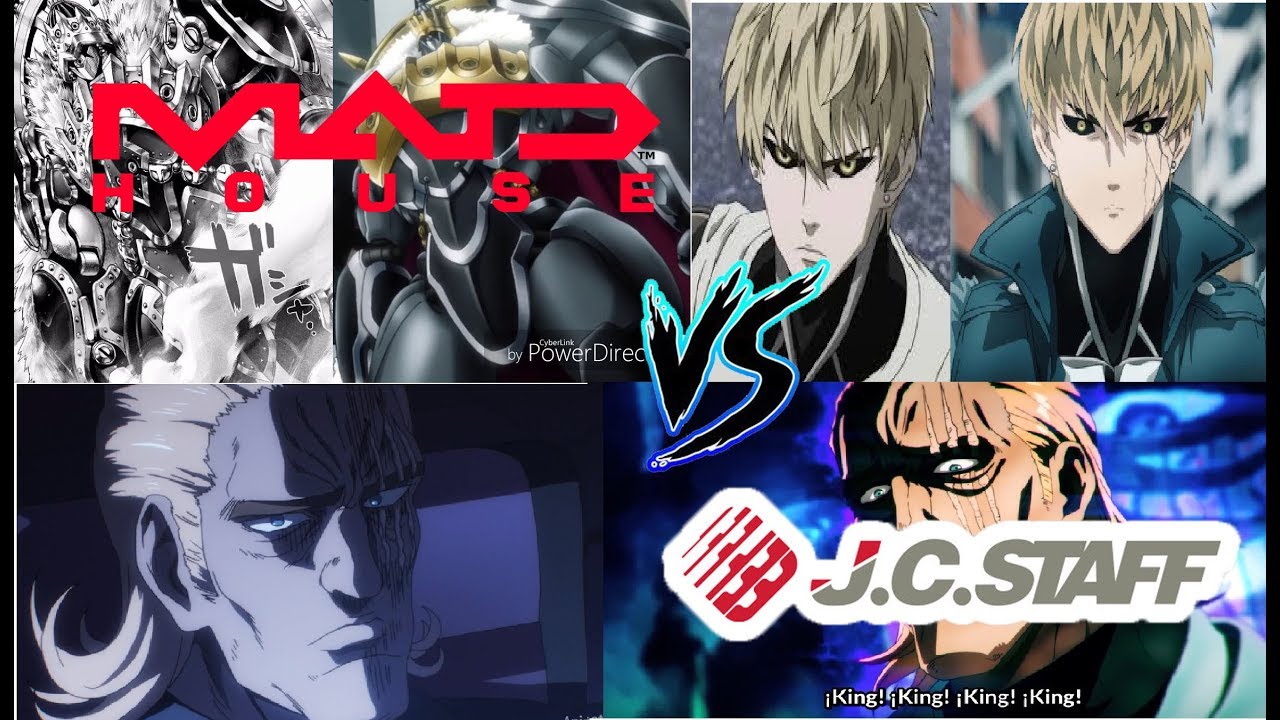 MADHOUSE vs JC Staff, ¿Quien animo MEJOR One Punch Man?