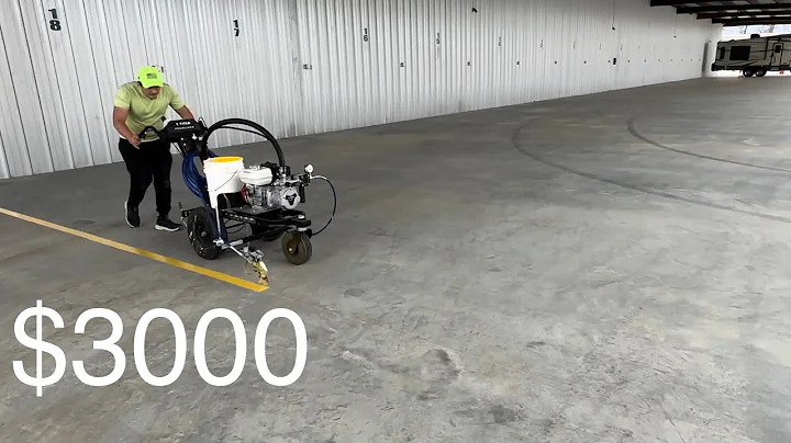 $3000 Parking Lot Striping job ￼