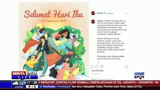 Jokowi Sampaikan Ucapan Selamat Hari Ibu