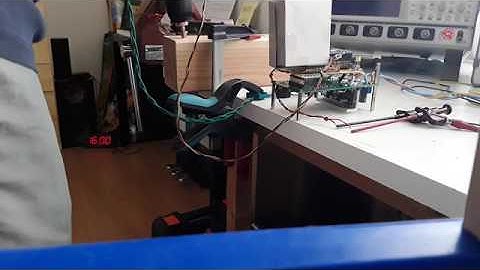 BLDC drill running saliency and sensorless FOC, with transition, 2nd video