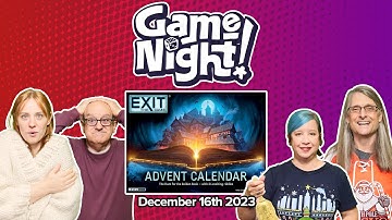 GameNight! 24 Days of Christmas - Exit: The Game Advent Calendar The Hunt for the Golden Book Day 16