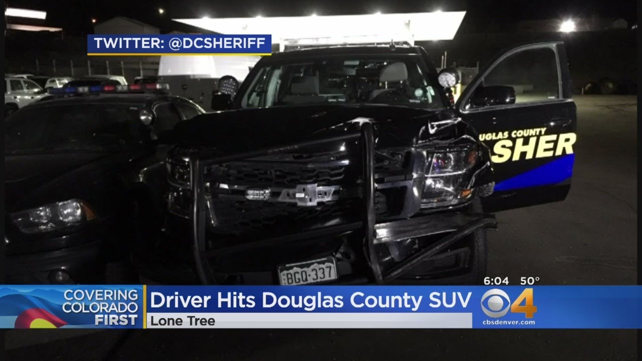 Two Arrested After Ramming Douglas County Sheriff's SUV - YouTube