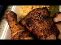 How To BBQ Chicken Leg Quarters | Pitmaker BBQ Vault Smoked Chicken