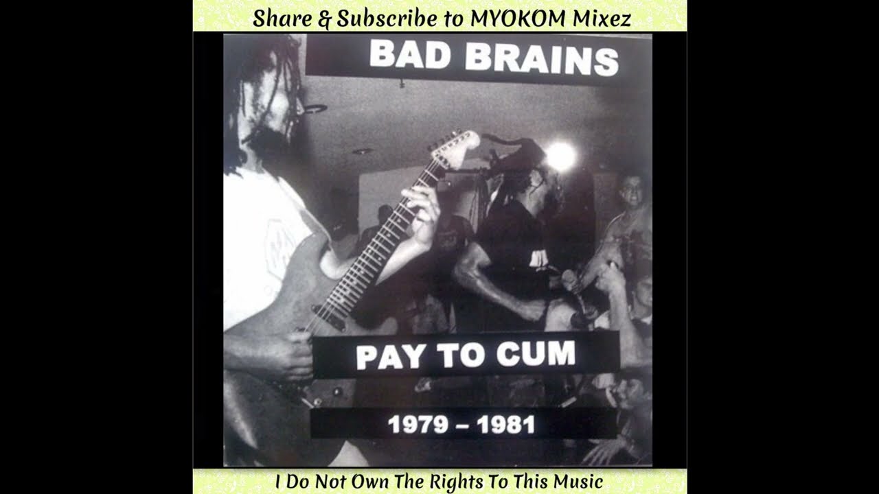 レア！ Bad Brains 「PAY TO CUM」90's Hanes PAY TO CUM PHOTO T-SHIRT – Bad Brains