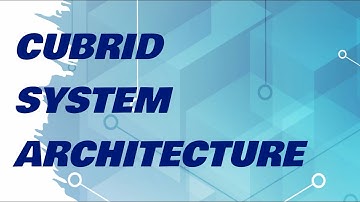[교육] 큐브리드 구조 / CUBRID System Architecture