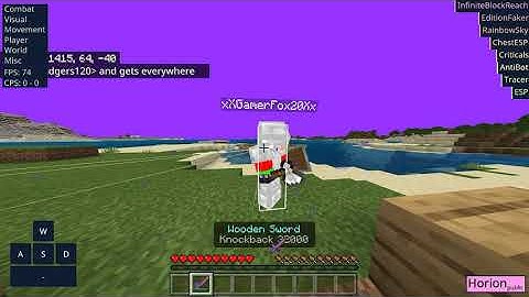 launching random mobile minecraft users across the map with a 32k knockback sword