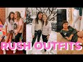 WHAT I WORE FOR RUSH | UVA CHI OMEGA | Winter Rush Outfit Ideas