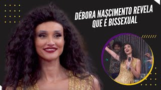 Débora Nascimento Revela Que É Bisual Ao Vivo E Emociona No Domingão