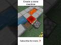 create a stone machine in Minecraft 🥀✨