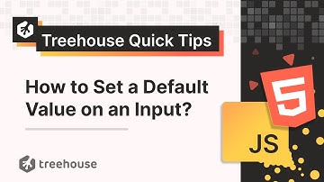 Treehouse Quick Tips: How to Set a Default Value on an HTML Date Input?