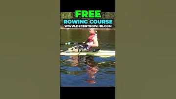 The blade should be well connected with the water before the leg drive commences #rowing #sculling