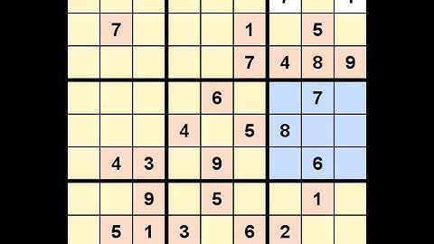 How to Solve Washington Times Sudoku Difficult April 10, 2021