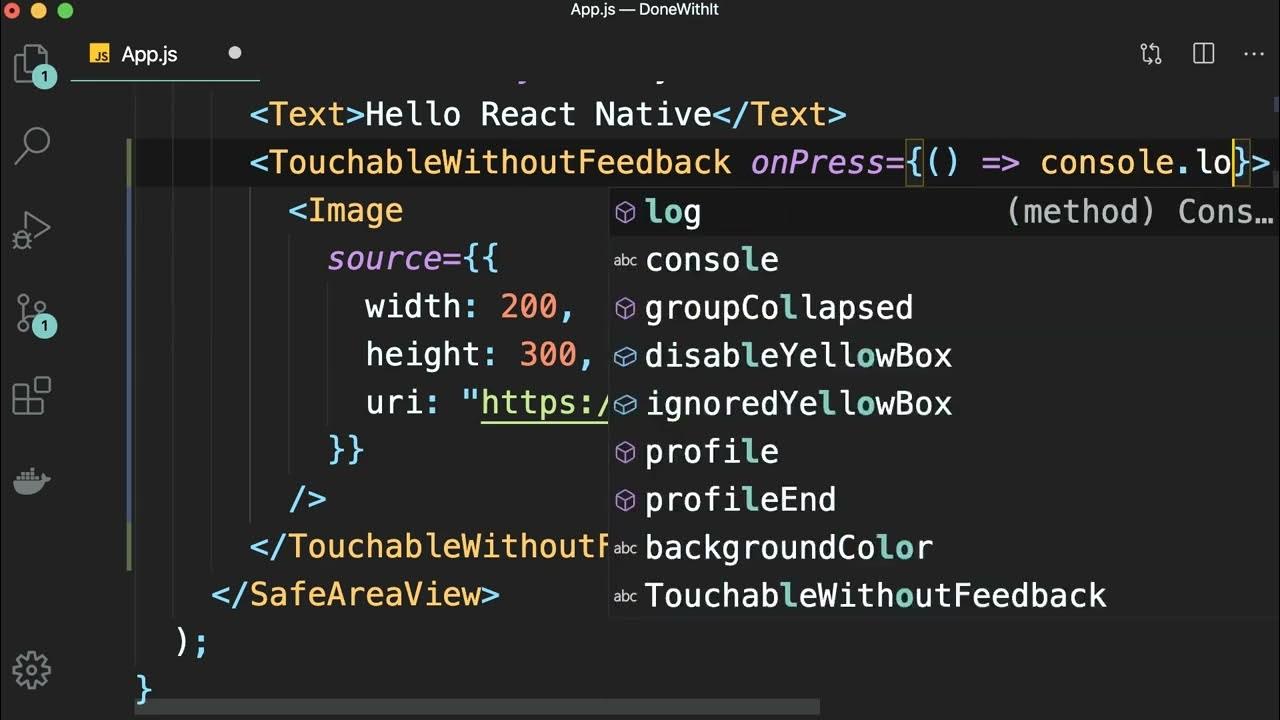 React Native | Fundamentals #18 - Touchables [By Mosh Hamedani] - YouTube