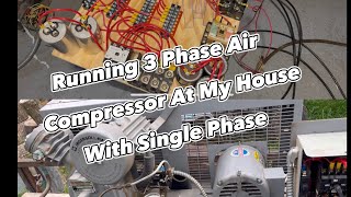 Rotary Phase Converter, Fine Tuning and Testing