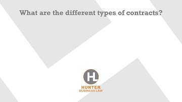 What are the different types of contracts?