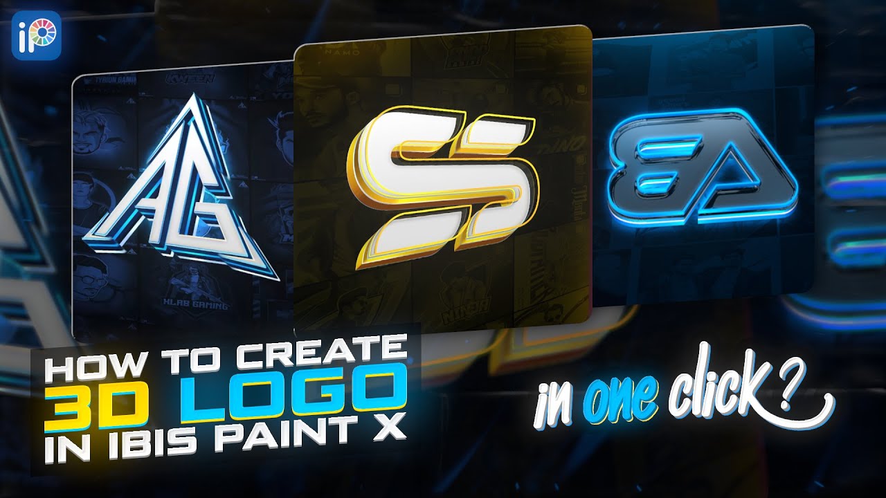 How To Create 3D Logo In IBIS Paint X Make 3D Logo In One Click 3D how-to-create-3d-logo-in-ibis-paint-x-make-3d-logo-in-one-click-3d